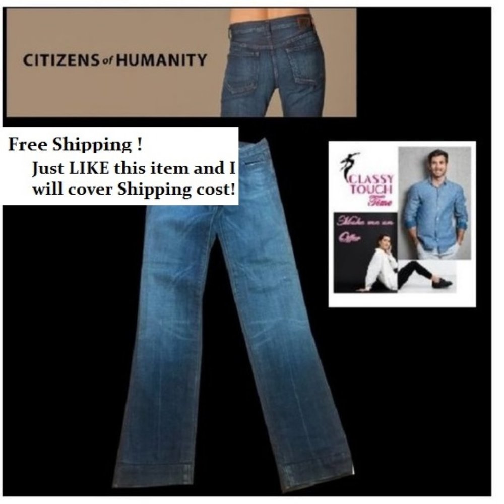 Citizens Of Humanity Skinny Blue Jeans Size 26